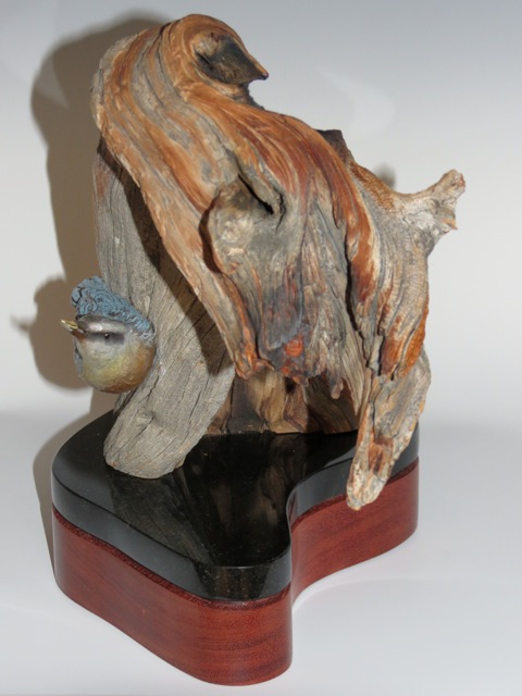 Early Riser Bird and Mouse in Tree Nest by Victoria Parsons